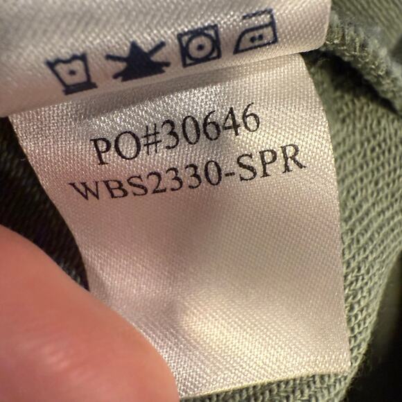 Faherty Olive Wide Leg Pants - Picture 9 of 10